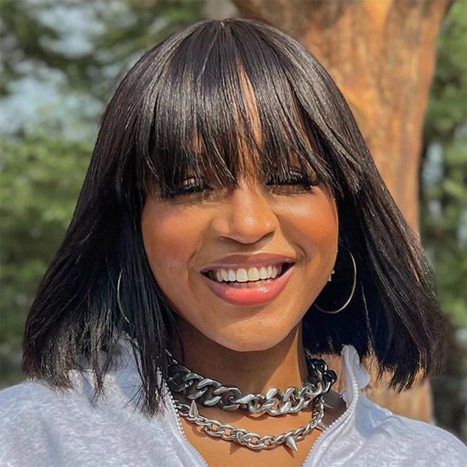 Brazilian Straight Human Hair Wig