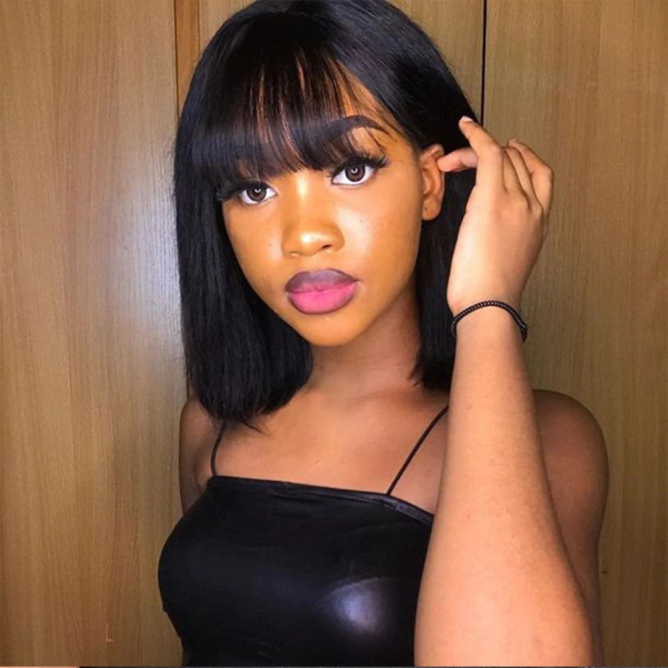 Brazilian Straight Human Hair Wig