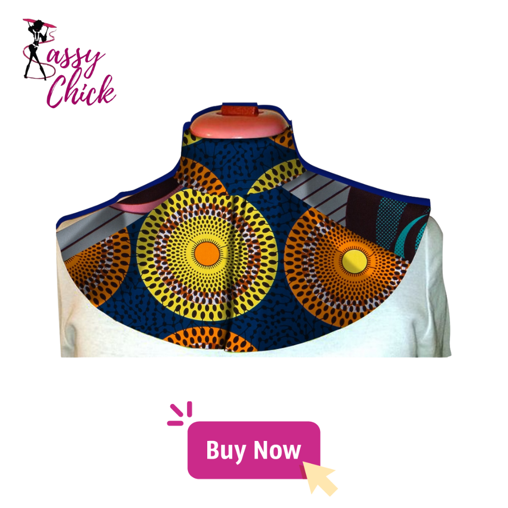 African Ankara Print Chokers Necklace