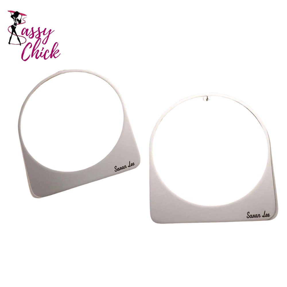 African Large Hoop Earring Sassy Chick Logo