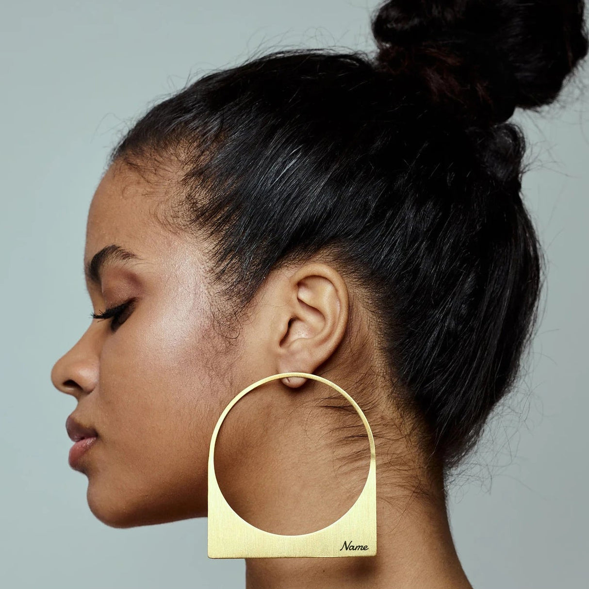 African Large Hoop Earring