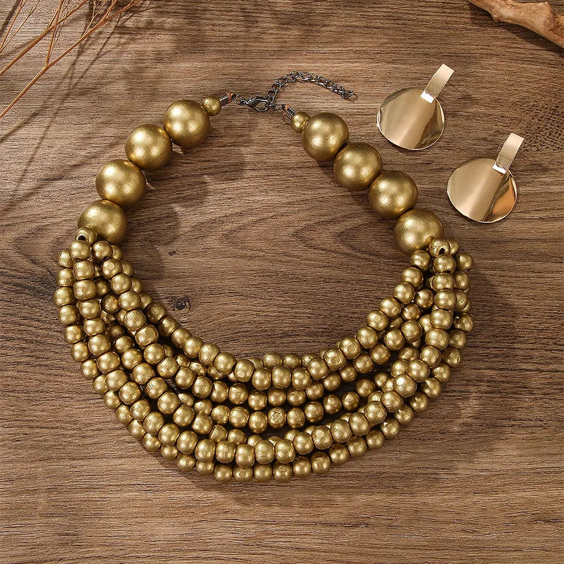 necklace and earring