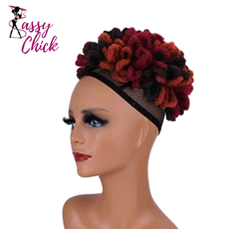 Afro Puff Drawstring Synthetic Clip In Hair Dreadlock Ponytail Sassy chick logo