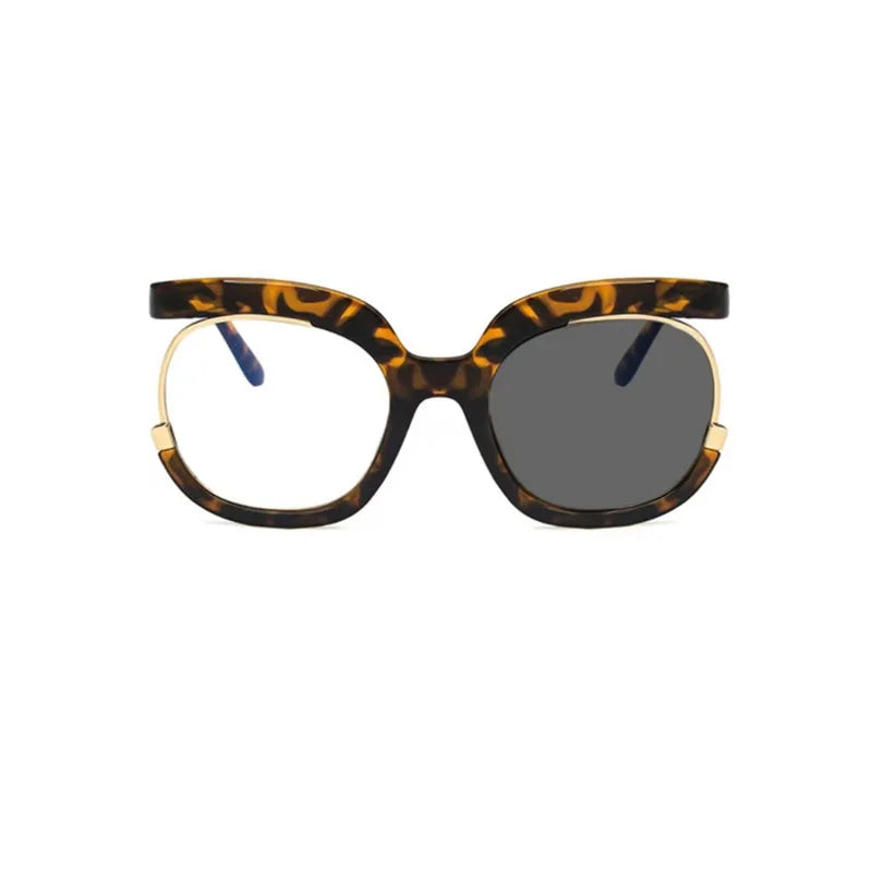 Leopard Anti Blue Light Vision Distance Computer Eyeglasses