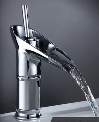 Antique Bronze Waterfall Basin Faucet