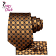 Black Gold Dot Paisley Tie Set Sassy Chick Logo