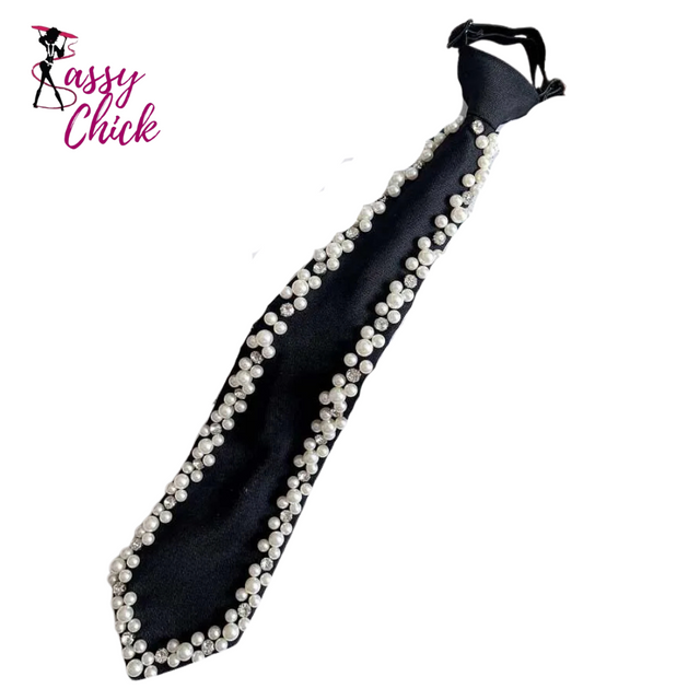 Black Ties Luxury Style Sassy Chick Logo