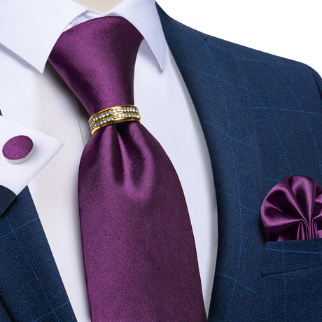 purple tie set