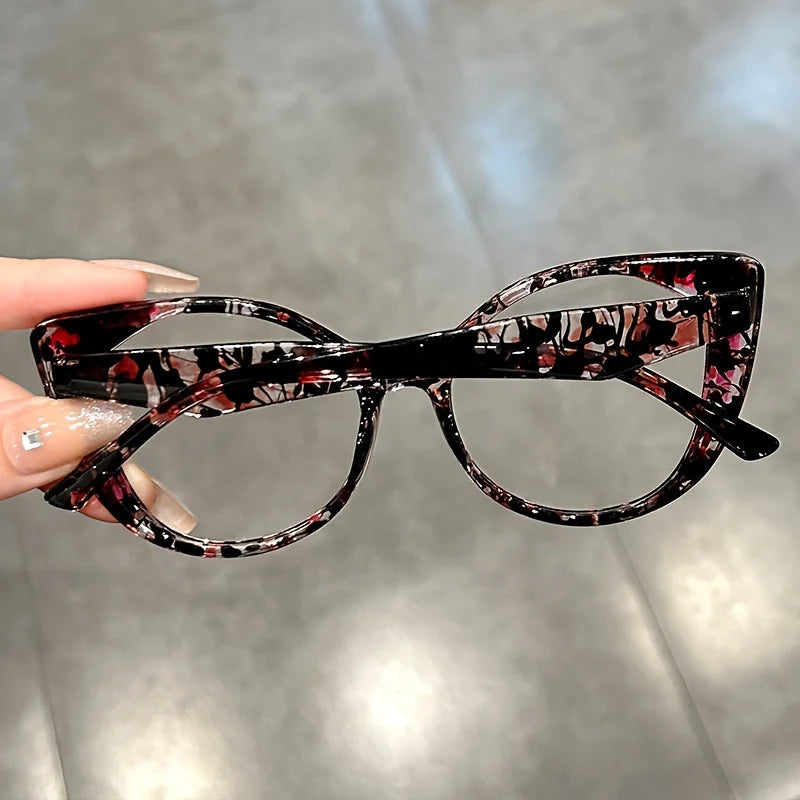 Blue Light Blocking Cat Eye Glasses with Gradient Color Frame