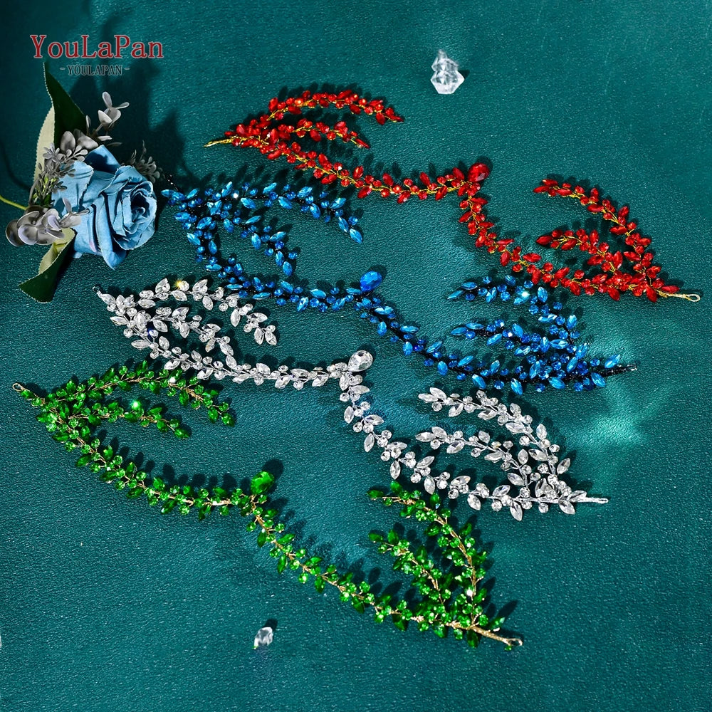 Collection of Bridal Rhinestone Water Drop Headwear