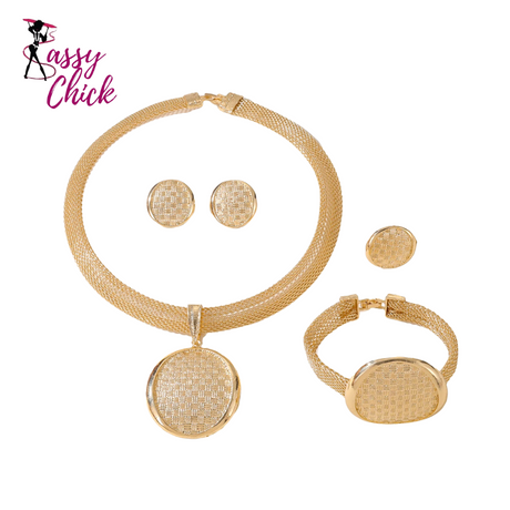 Bridal Round Jewelry Sets Sassy Chick Logo