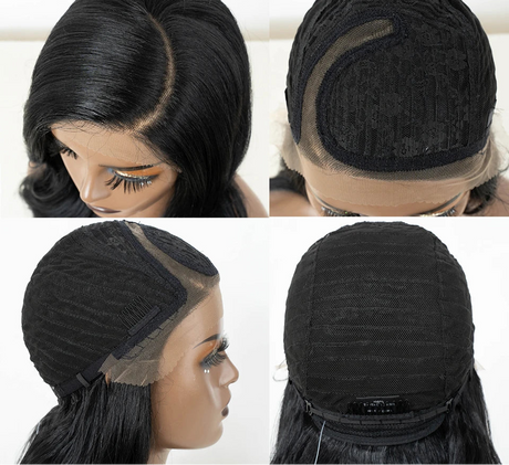 C Part Highlight Body Wave Synthetic Lace Wig cap