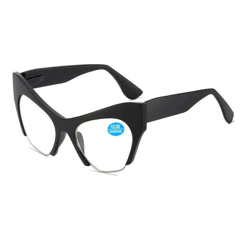 Black Cat Eye Anti Blue Light Reading Eyeglasses