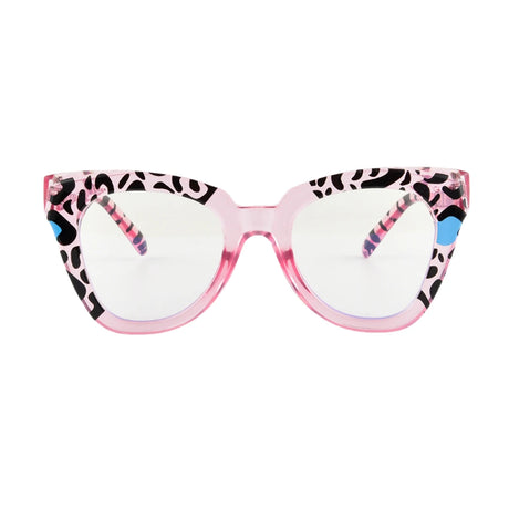 Pink Cat Eye Blue Light Blocking Glasses for Women444