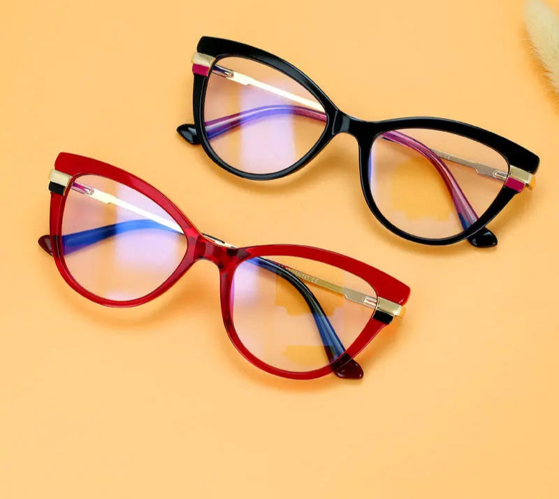 Collection of Cat Eye Frames Anti Blue Optical Glasses