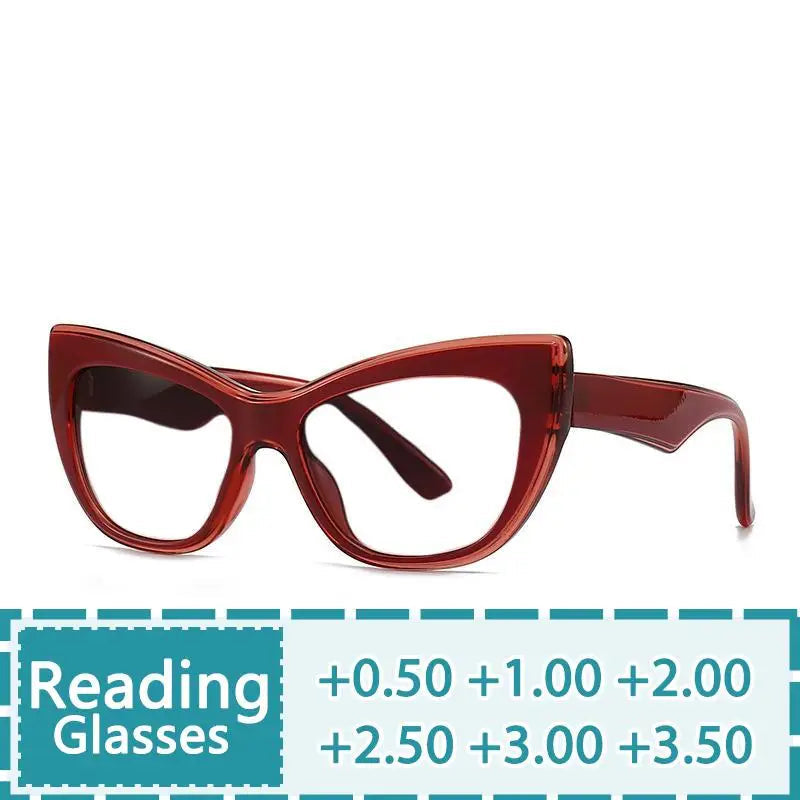 Cat Eye Presbyopic Retro Reading Glasses