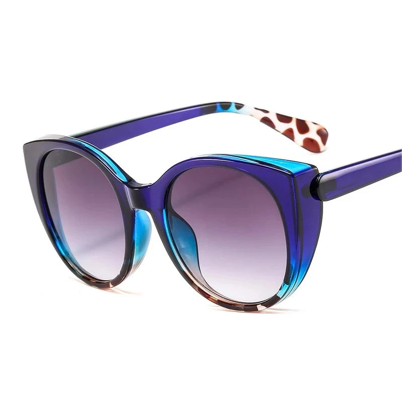 Blue Cat Eye Sunglasses Vintage