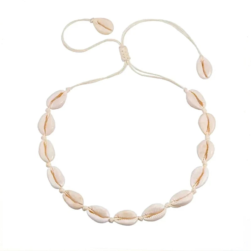 Charm Rope Chain Handmade Shell Choker