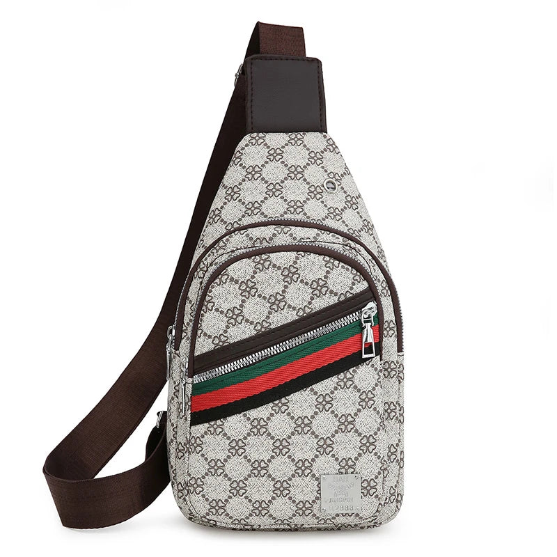 Chest Multifunction Messenger Bag with Earphone Hole