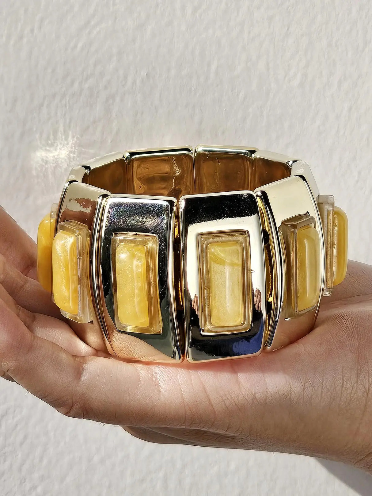 Chunky  Irregular Square Bracelet
