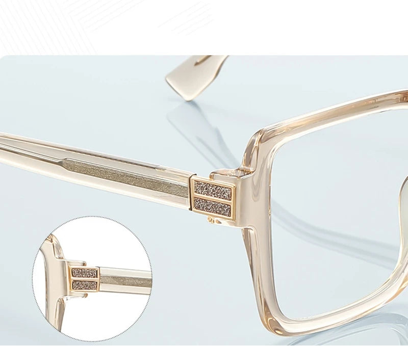 Classic Large Square Anti Blue Light Glasses