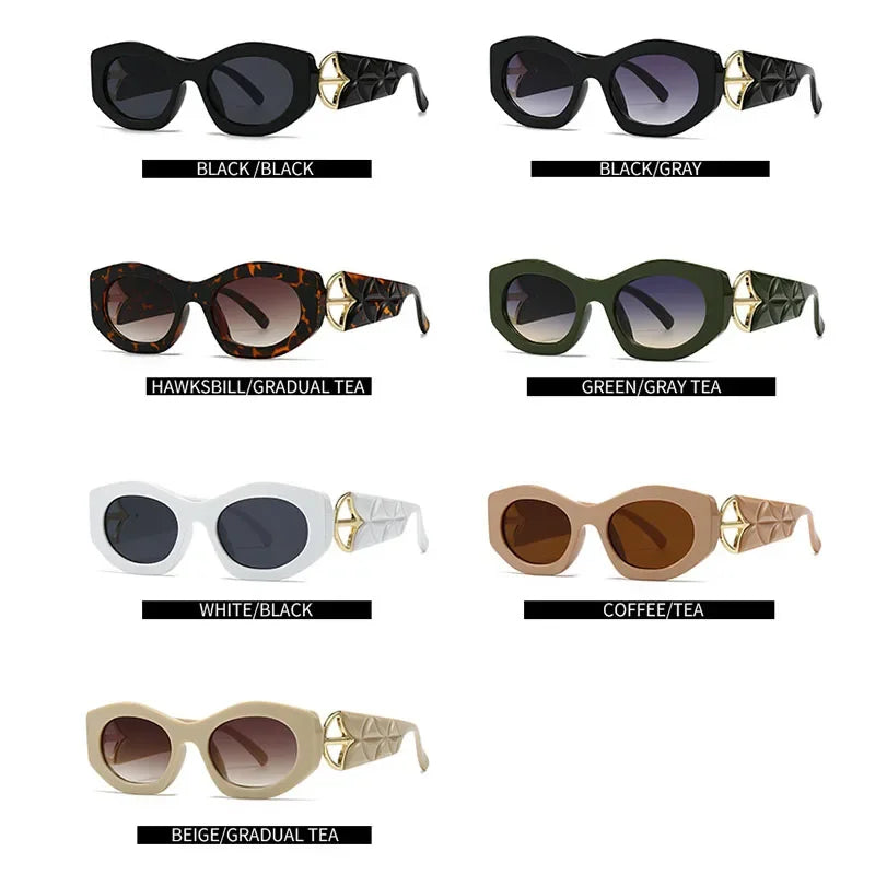 Collection of Classic Punk Popular Big Frame Cat Eye Sunglasses