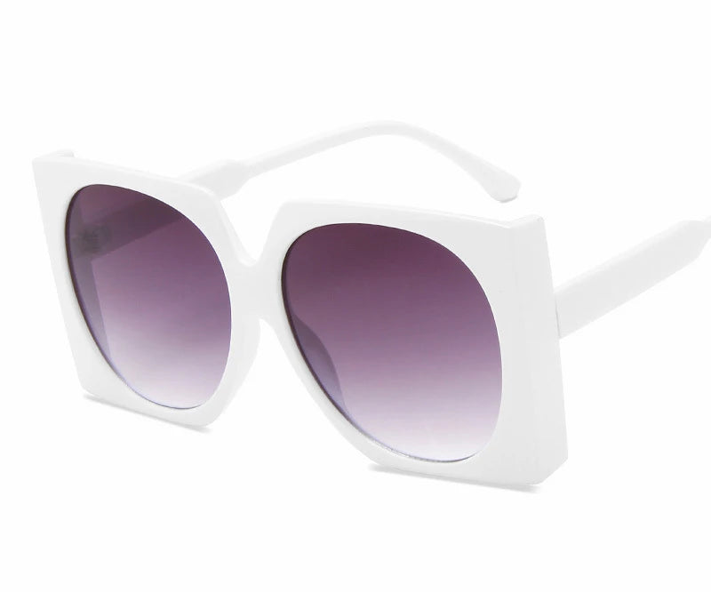 White Classic Retro Square Women/Men Sunglasses