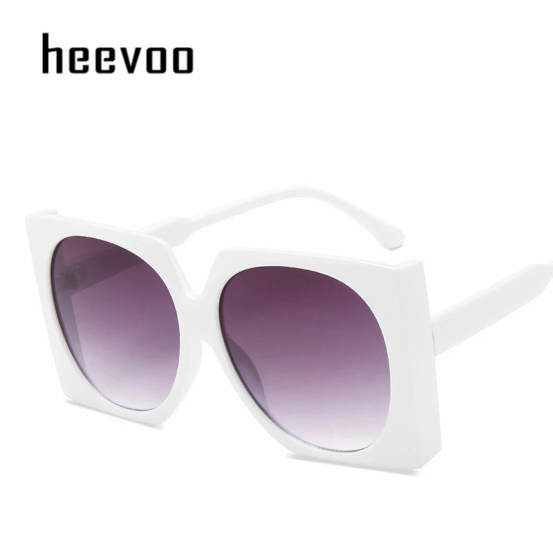 White Classic Retro Square Women/Men Sunglasses