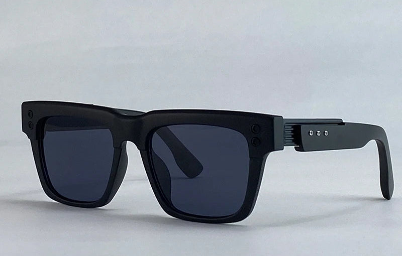 Classic Steampunk Polarized Square Outdoor Driving Sunglasses