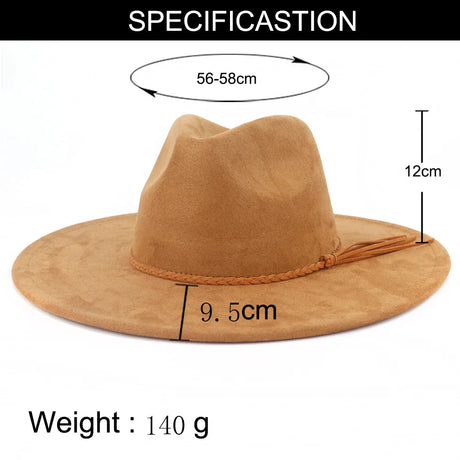 Specification Brown fedora hat