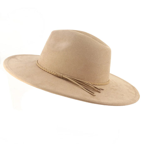 brown fedora hat