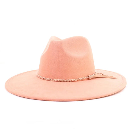 pink fedora hat
