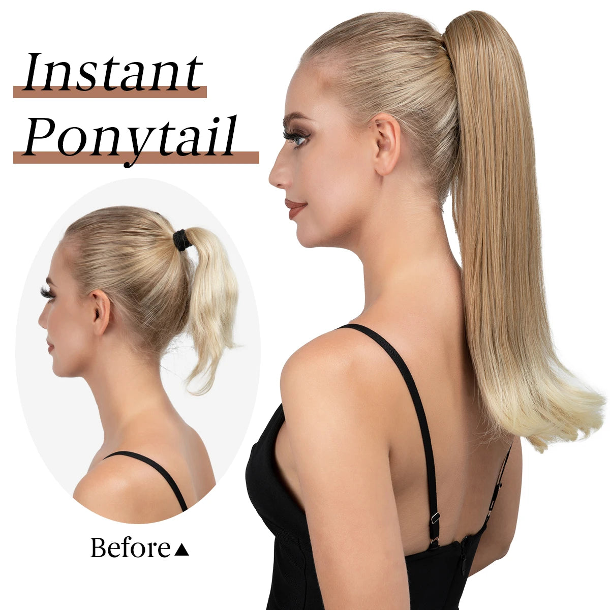 Claw Clip In Ponytail  Silky Straight result