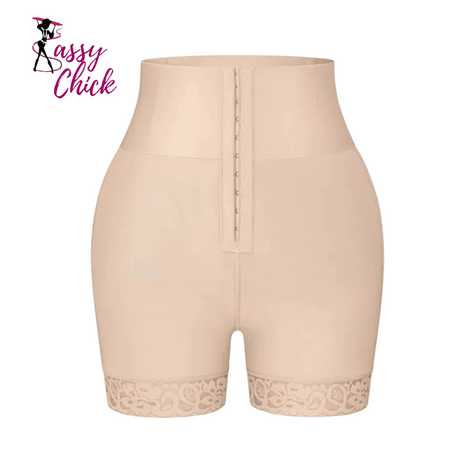 Colombian High Waist Trainer Slimming Sheath Sassy Chick Logo