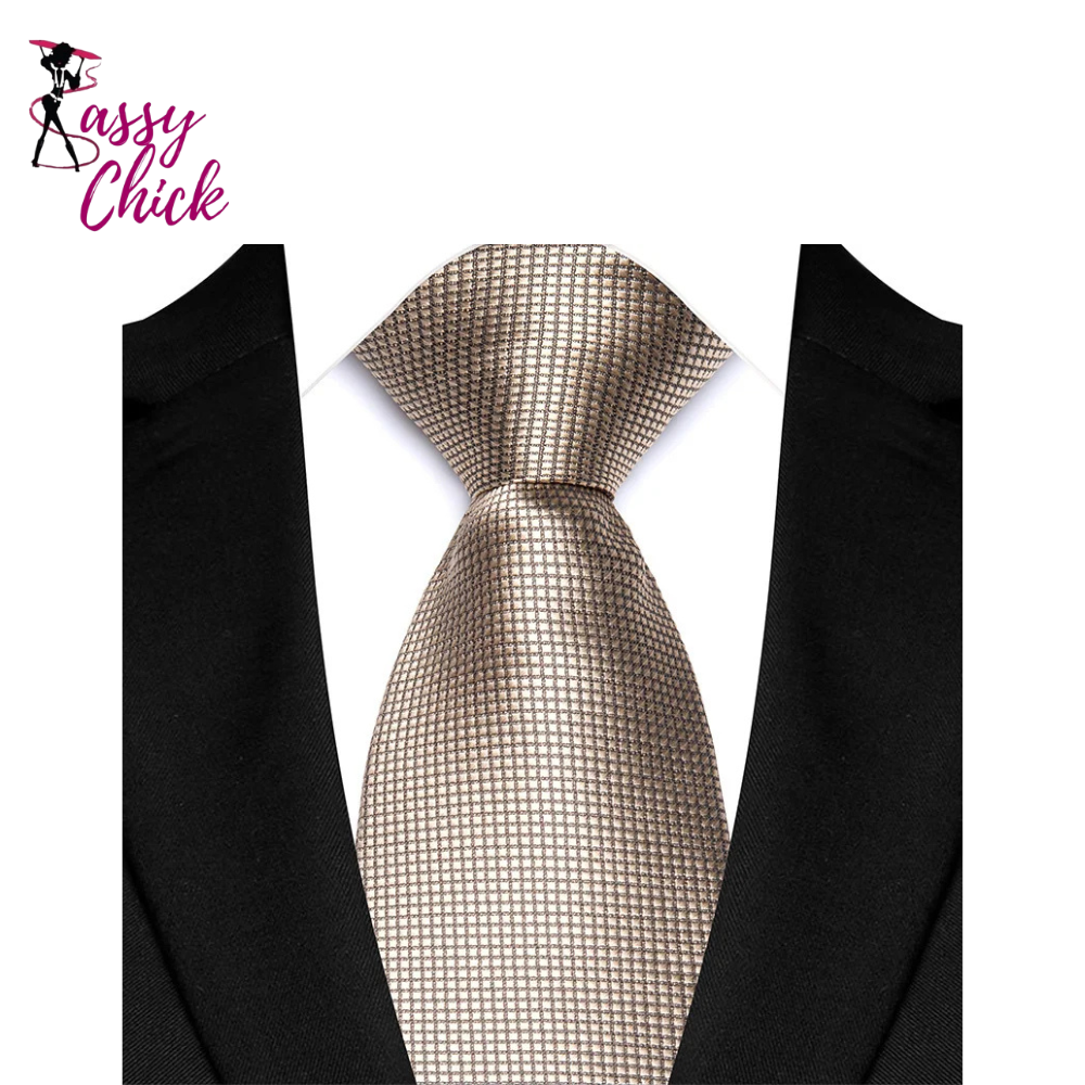 Colorful 8cm Polyester Polka Dot Wedding Tie Sassy Chick Logo