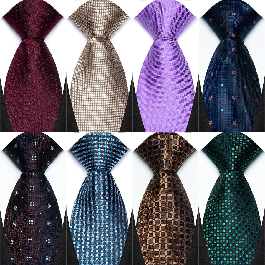 Collection of Colorful 8cm Polyester Polka Dot Wedding Tie