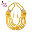 Colorful Acrylic Multilayer Jewelry Set Sassy Chick Logo