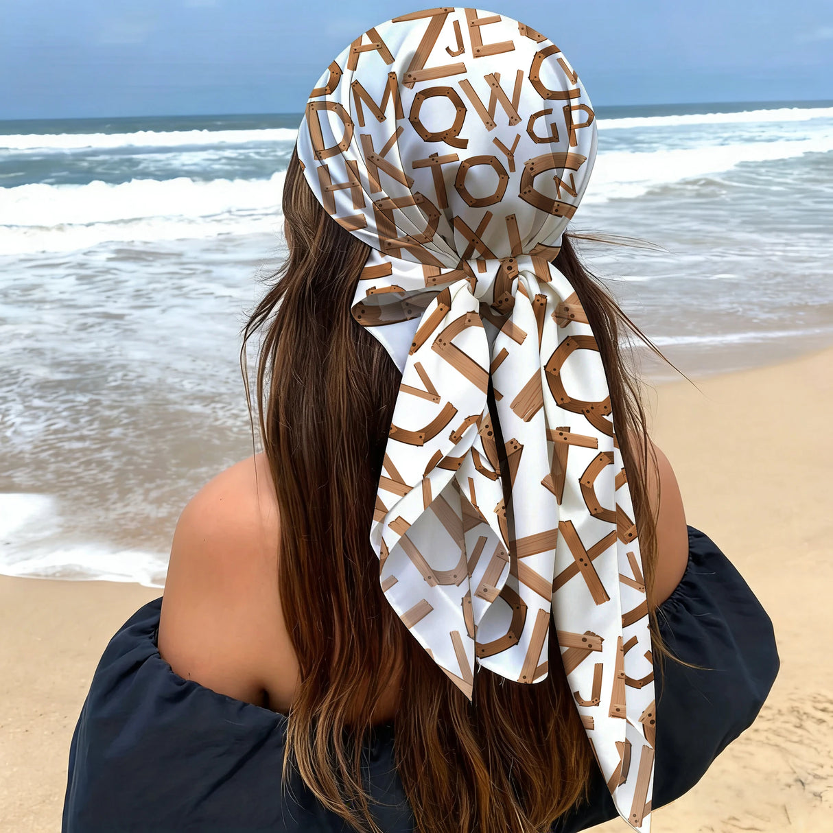 Colorful Graffiti Square Scarf Bandana