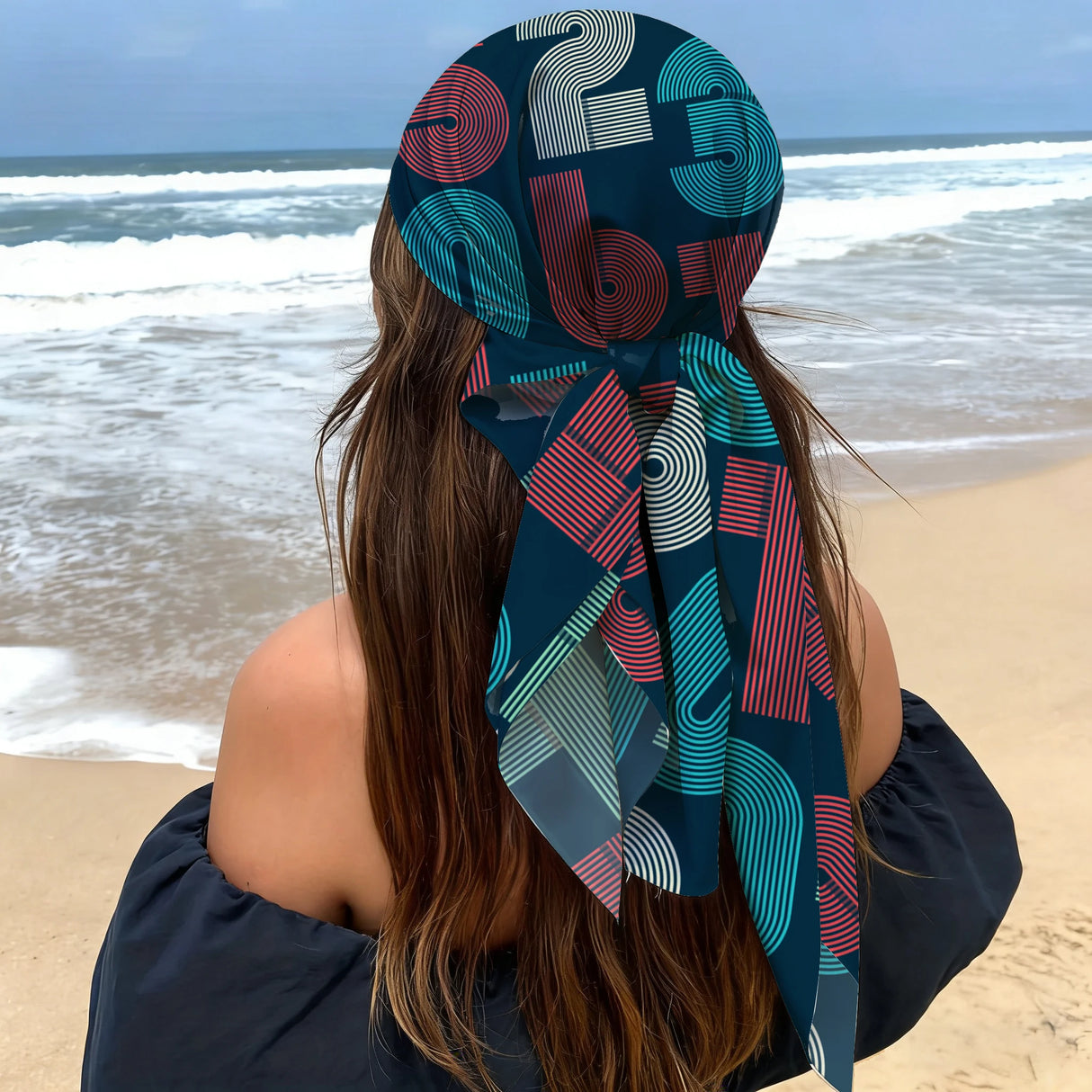 Colorful Graffiti Square Scarf Bandana