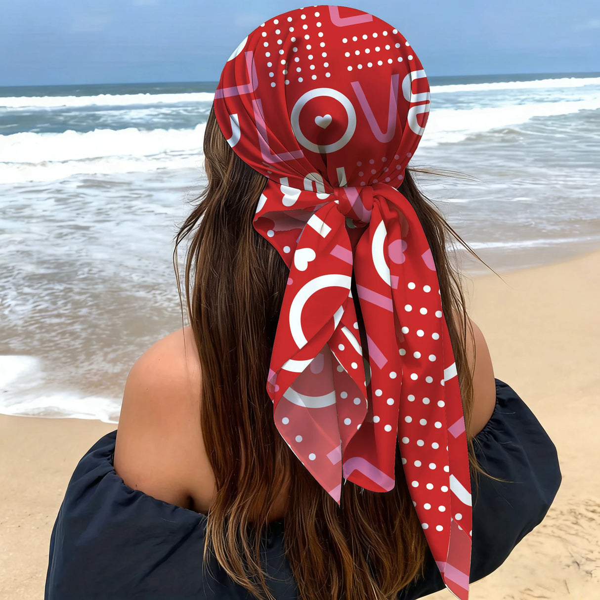 Colorful Graffiti Square Scarf Bandana