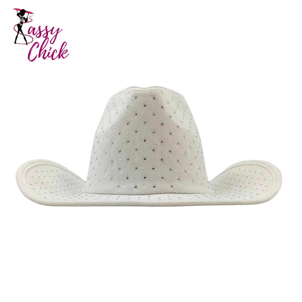 Cowboy Rhinestone Denim Sassy Chick Logo