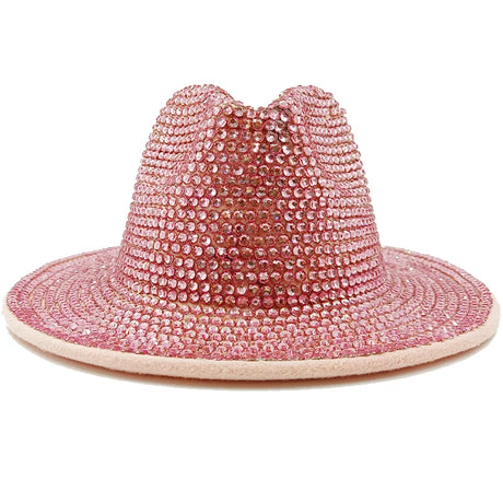 pink Cowboy Rhinestone Party Hat