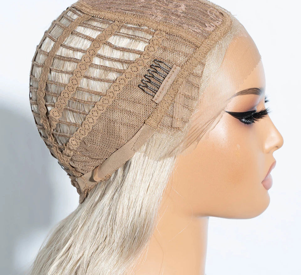 Curly Synthetic Lace Front Wig cap