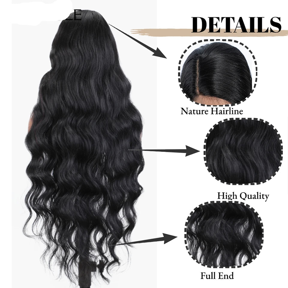 Deep Loose Wave Synthetic Wig 36 Inch details