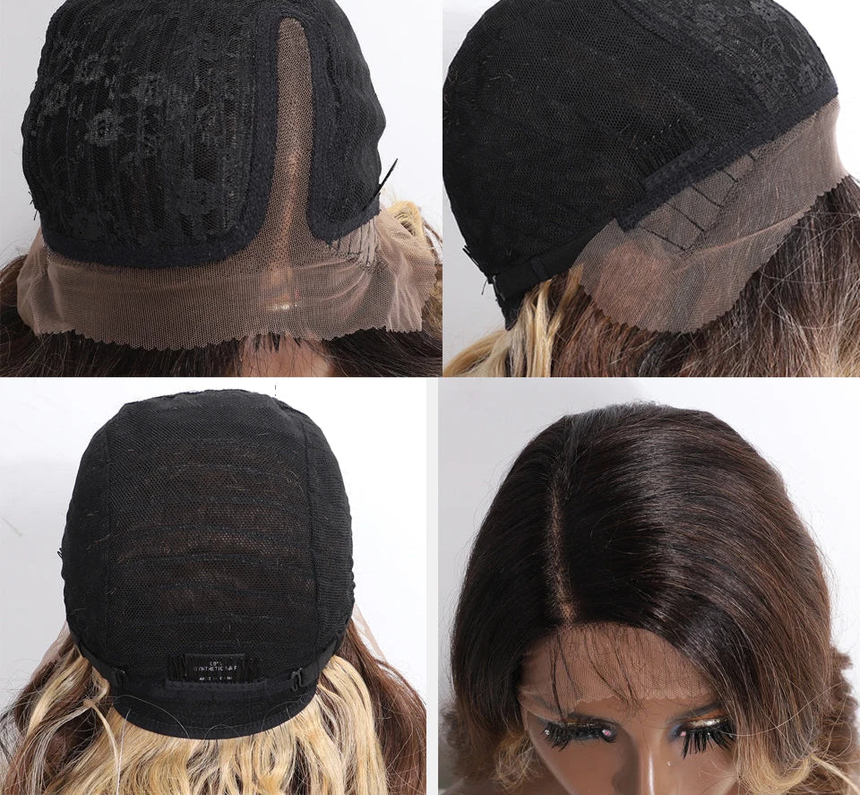Deep Loose Wave Synthetic Wig 36 Inch cap