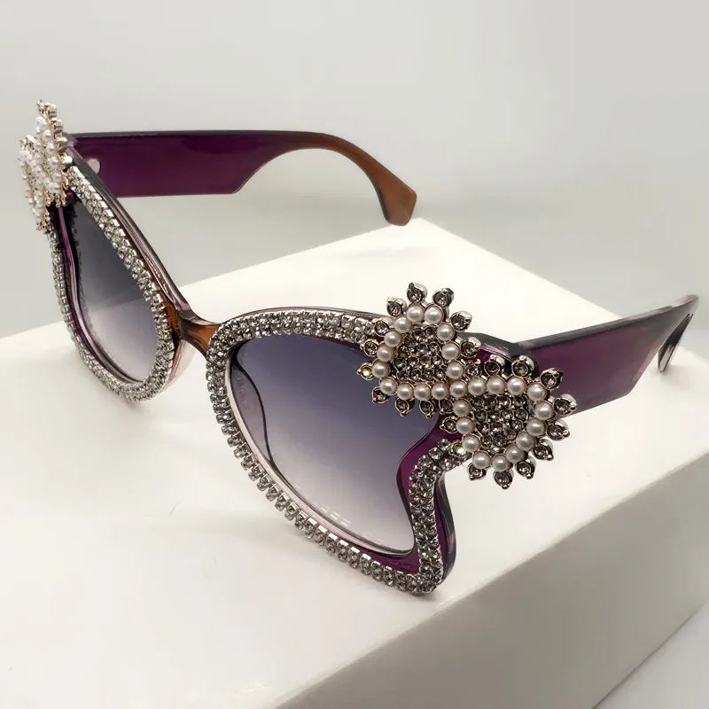Diamond Butterfly Women Sunglasses