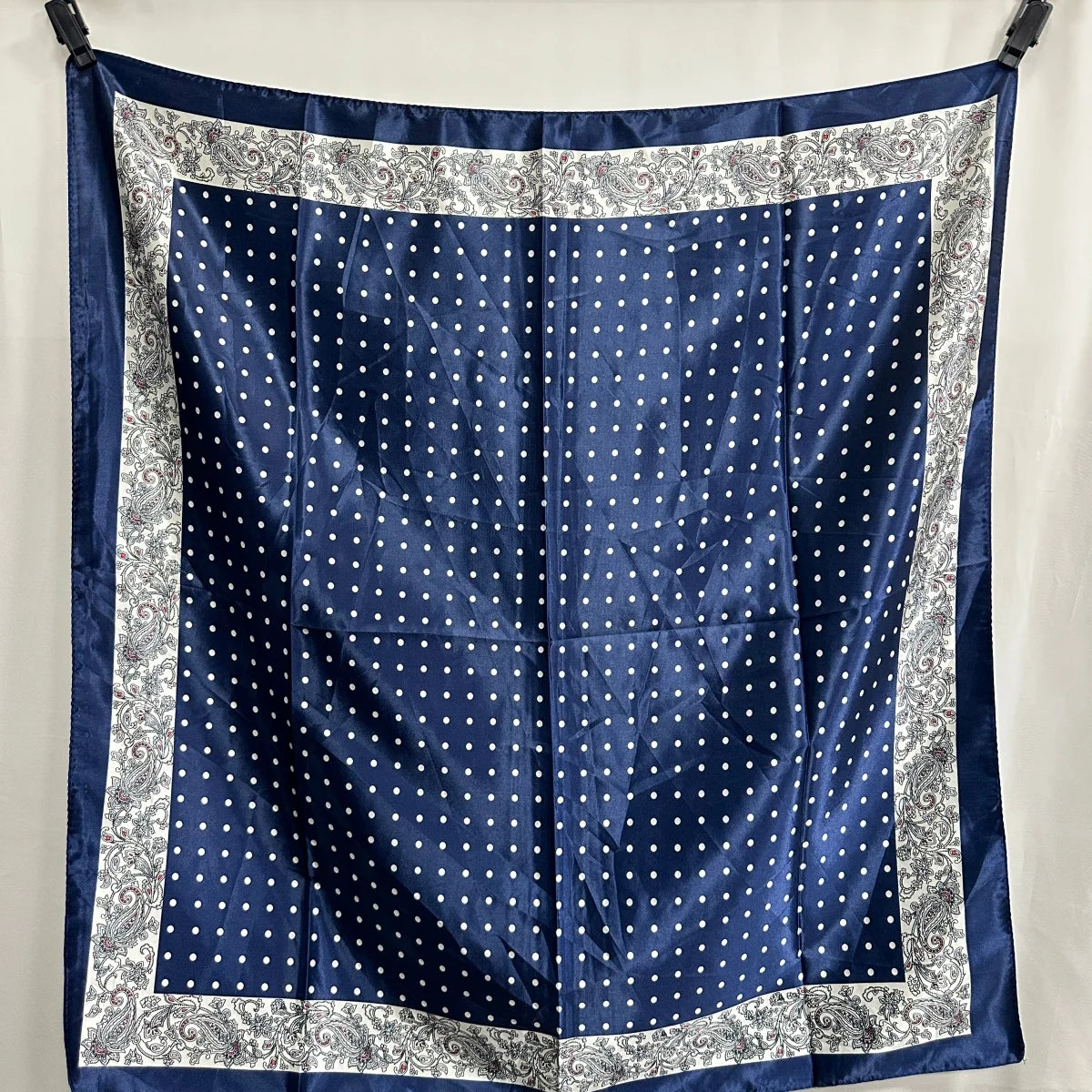 Dot Print Silk Bandana
