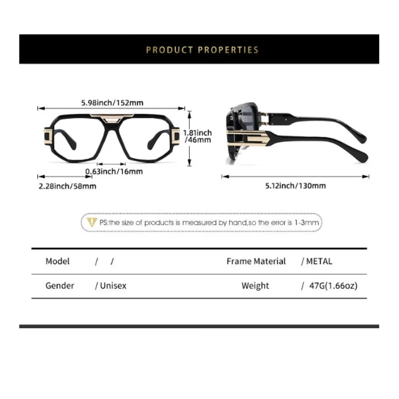 Size of Double Bridge Anti Blue Light Reading Glasses