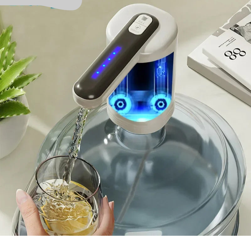 Double Pump Electric Water Dispenser – USB Rechargeable for Home & Office