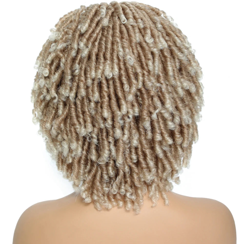 Dreadlock Headband Wigs for Women bacl